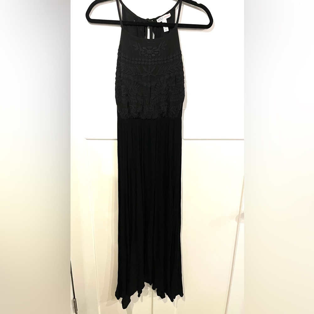 3/$10 Made for Impulse Black Embroidered Maci Dress, Size XS